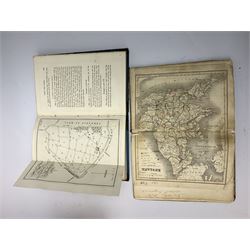 A Glossary of Terms Used in Grecian, Roman, Italian and Gothic Architecture. 1850 Fifth edition. Three volumes. Full calf binding; two 19th century books on Land Surveying by A. Nesbit and Thos. Holliday; Reece Richard: The Medical Guide. 1828; and Guthrie's Atlas for the Use of Schools 1831, with twenty-nine (ex thirty-one) hand coloured maps (7)