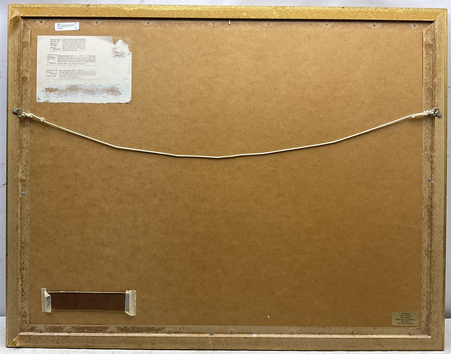 Joseph Charles Reed (British 1822-1877): 'Betws-y-Coed' North Wales, watercolour and gouache unsigned, original title label verso 52cm x 74cm