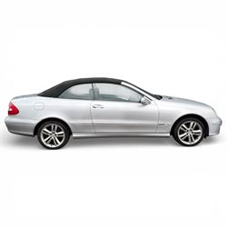 Mercedes-Benz CLK Cabriolet 280 Avantgarde, 3 Litre petrol, automatic, 2006, 2dr, 74500 Miles, convertible, silver, (C10 BJM)