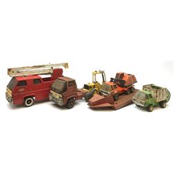 Five Tonka metal vehicles - Simon Snorke
