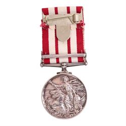 Queen Elizabeth II Naval General Service medal with Near East clasp, awarded to D/SSK. 905765 T. Dyson A.B.R.N