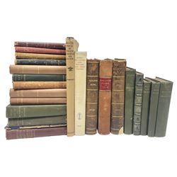 Three 19th century Horological Journals, together with other horological reference books, and similar books by J Ruskin 