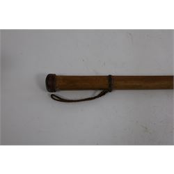 WWI trench club or cosh, with leather strap, L40cm