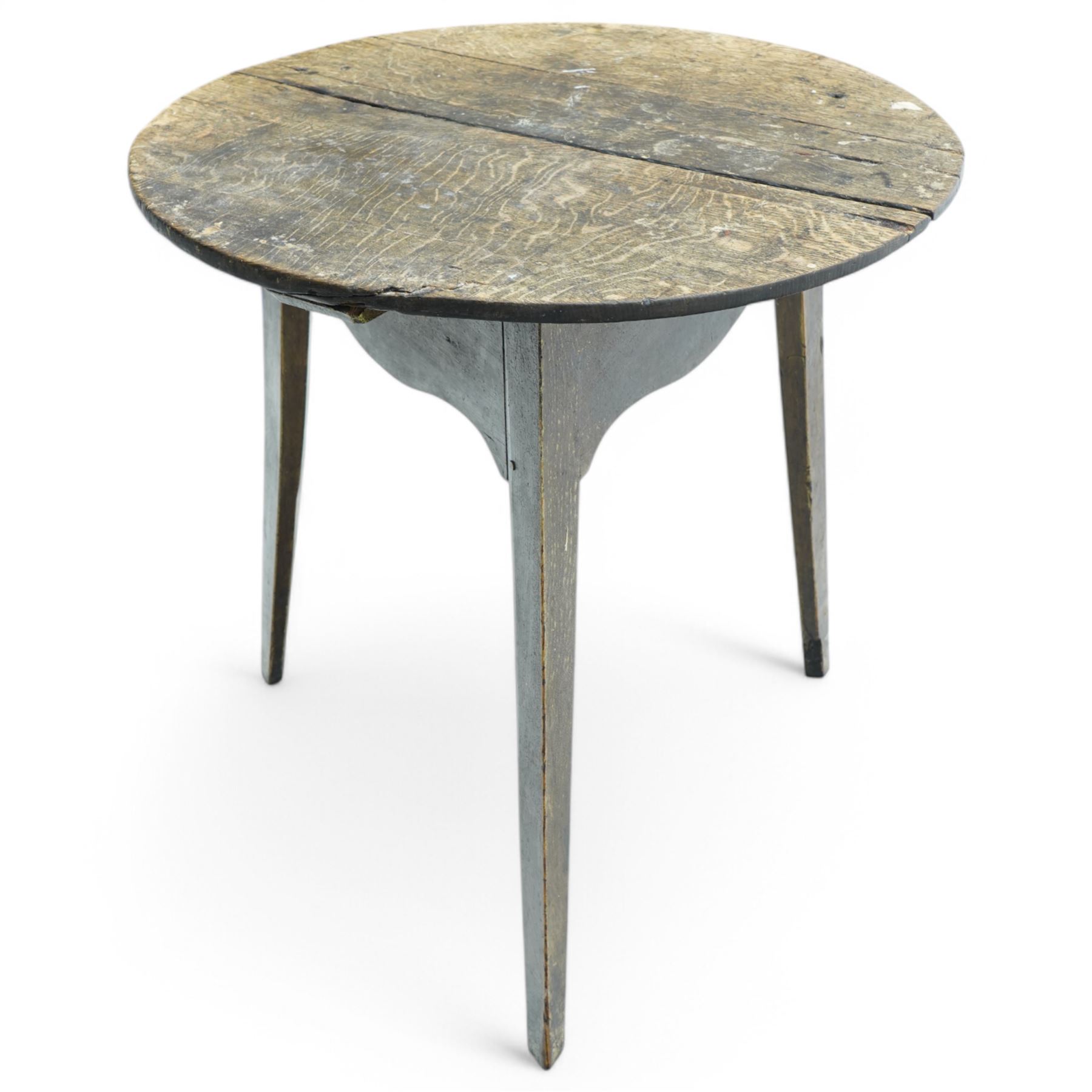 Scumbled Pin Early 19th century oak and scumbled pine cricket table | Antique ...