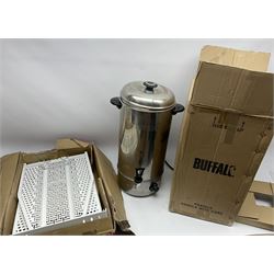 Buffalo Electric water boiler model GL346 and a collapsible iron