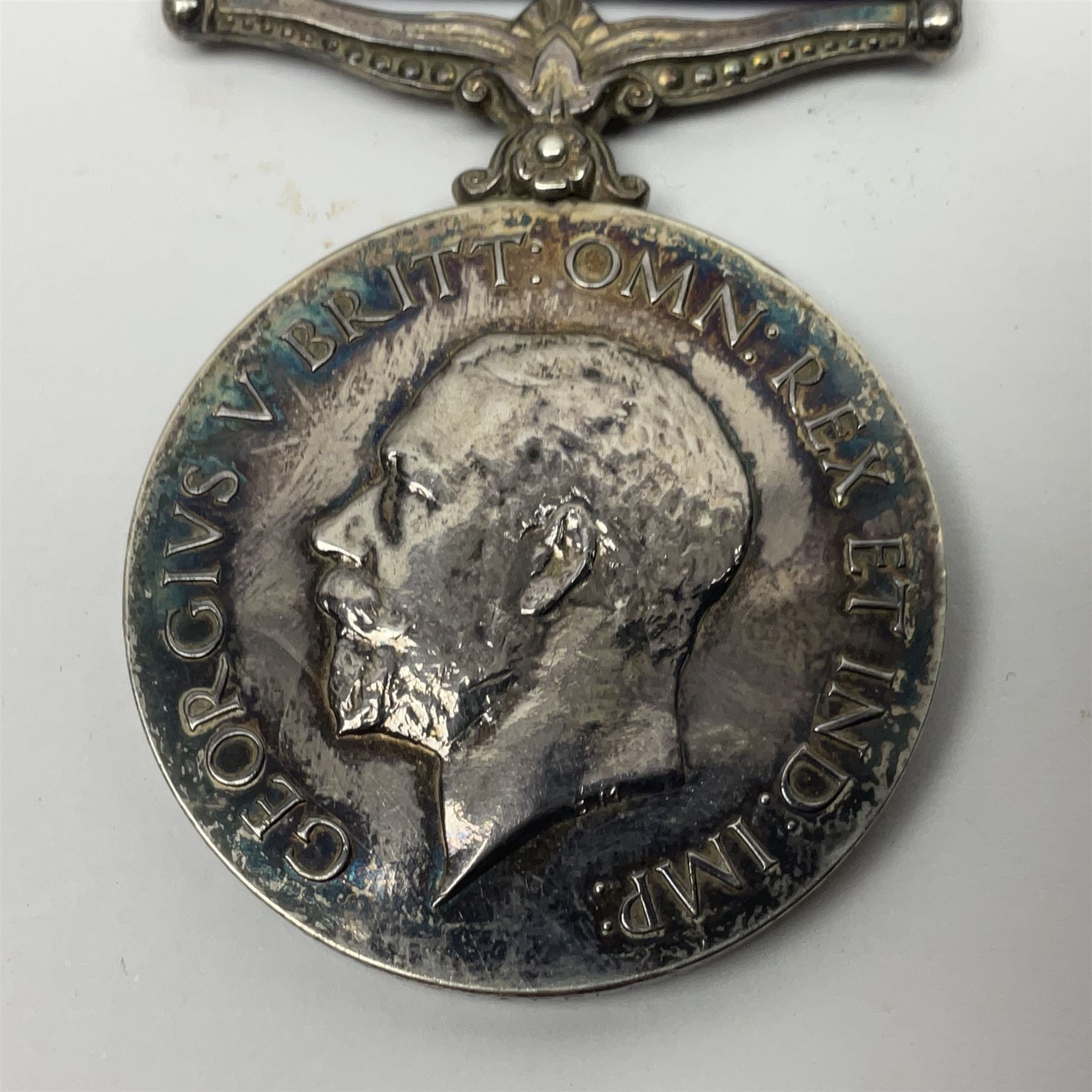 George V General Service Medal with Iraq clasp awarded to 59553 Pte. S. Appleton E. York. R.; with ribbon