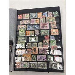 Stamps including St Helena, Fiji, Southern Rhodesia, Malaya, Bermuda, Queen Victoria and later Ceylon, various Universal Postal Union 1949 etc, housed in six albums/folders