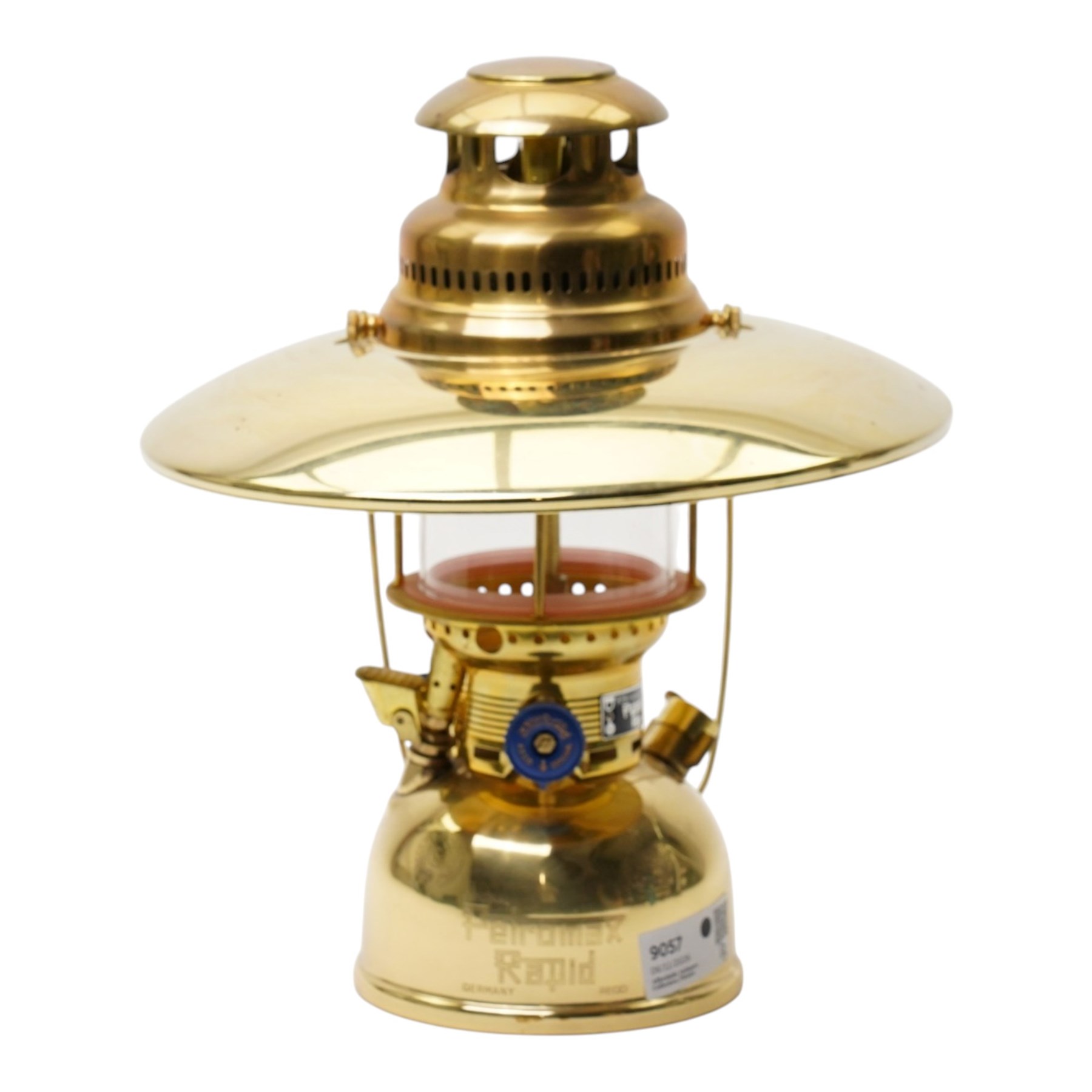 Super Petromax Rapid 829/500CP pressure lantern in brass case H40cm 