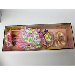 Three Avon Exclusive Barbie Spring Petals dolls in original boxes with accessories, MAR Toys battery operated electric car and Avon Cosmetics ‘Sweet Honesty’ eau de cologne in box 