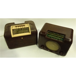  Two Bush bakelite cased mains radios - Type DAC90A and Type DAC10  