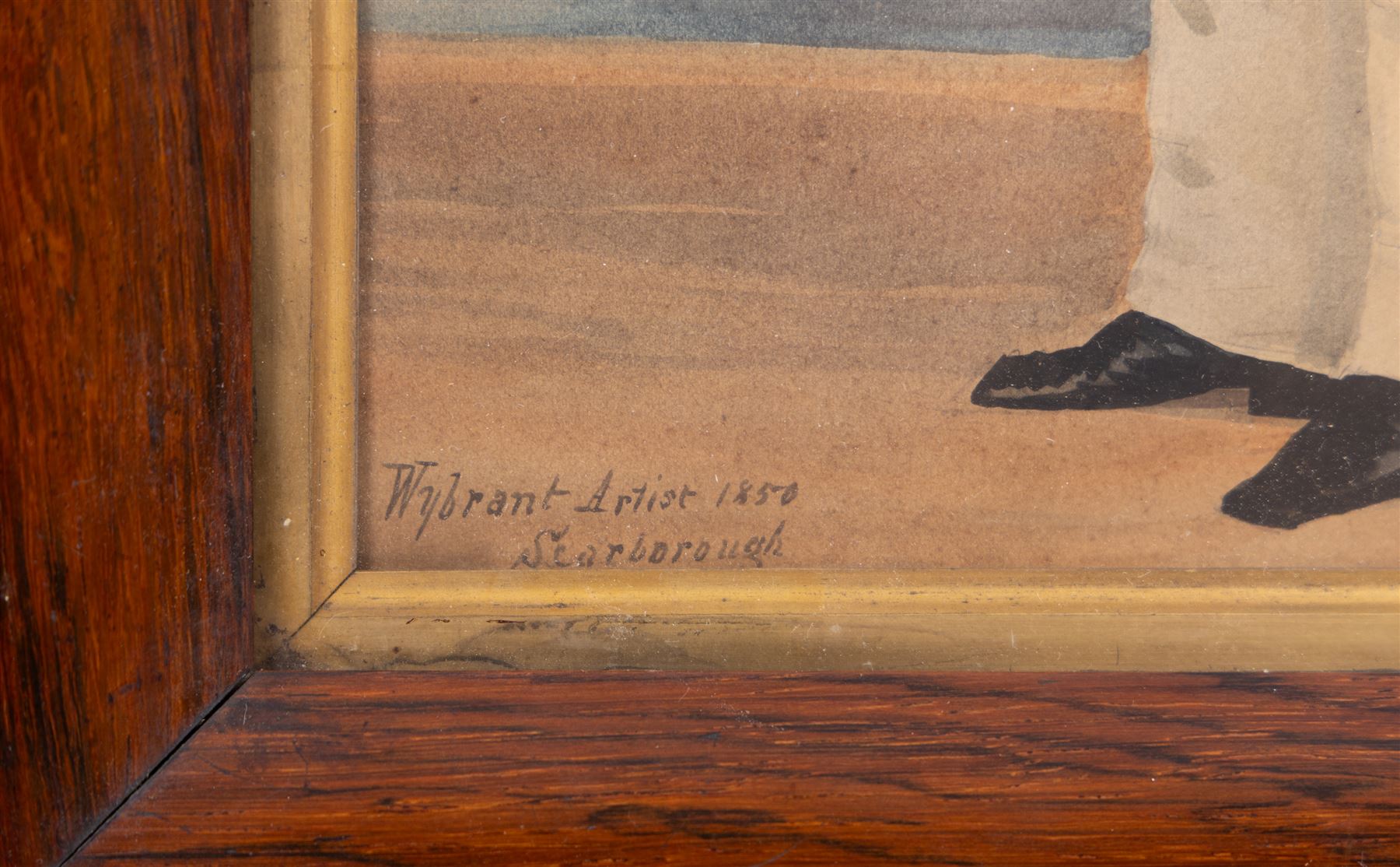 Patrick Wybrant (Irish 1816-1894): Portrait of a Scarborough Cockle Seller, watercolour inscribed 'Wybrant Artist Scarborough' and dated 1850, 28cm x 20cm