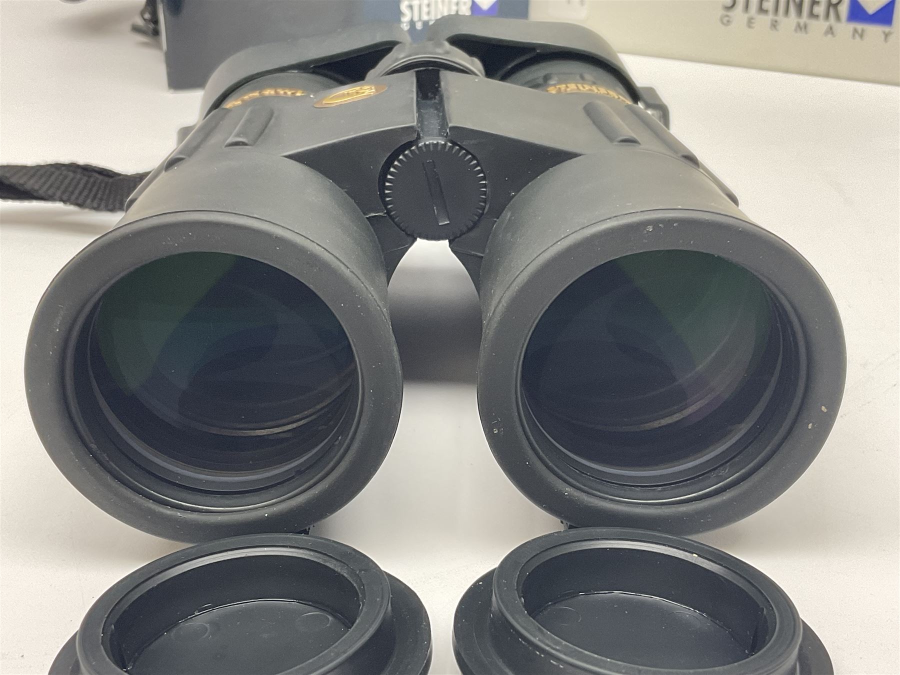 Steiner Germany Sky Hawk Pro binoculars, 8 x 42 with case, original box, instructions