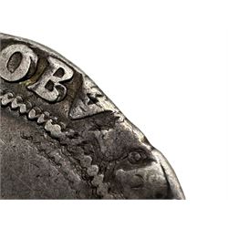 James I Irish 17th century silver one shilling coin