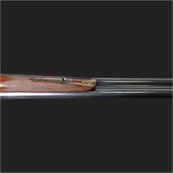 E Freeman, 12 bore double trigger sidelock, side by side shotgun, 71cm (28
