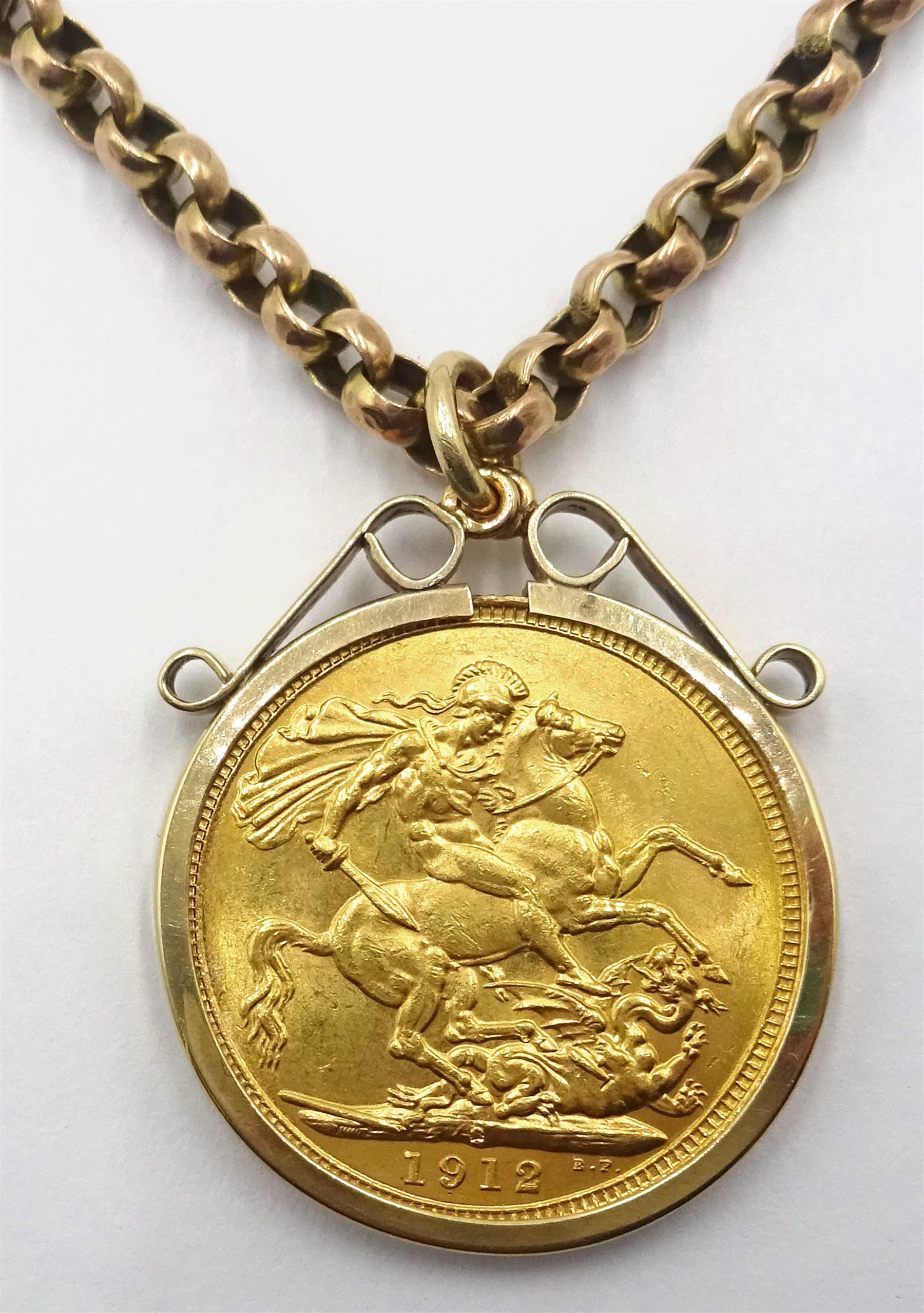 9ct Yellow Gold Full SOVEREIGN Two Coin Necklace Solid 8g Double UK  Hallmark | eBay