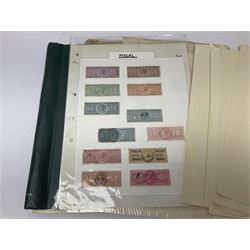 Queen Elizabeth II Great British first day covers with special postmarks and printed addresses, other covers, QEII used postage stamps, Basutoland, Southern Nigeria and other world stamps, housed in various albums, stockbooks, folders and loose, in one box