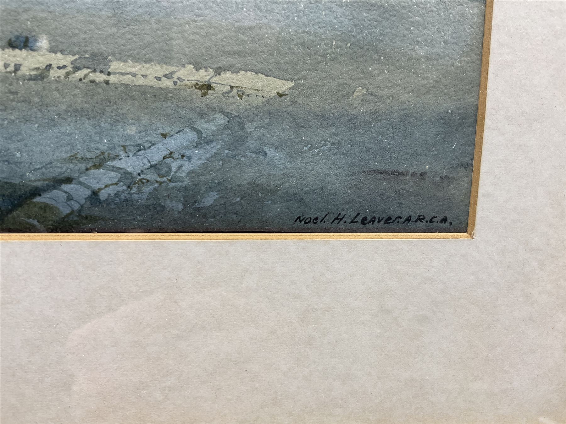 Noel Harry Leaver (British 1889-1951): York Minster from Bootham Bar and Lincoln Cathedral, pair watercolours signed 27cm x 37cm (2)