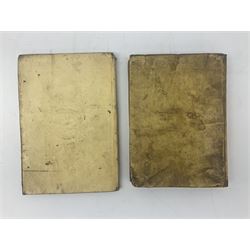 Vita Della Serafica Vergine, E Gloriosa Madre Santa Teresa Digesu .... 1747 Venezia Presso Andrea Poletti. Engraved frontispiece; and Iusti Lipsi Diva Sichemiensis fiue Aspricollis: Nouaeius Beneficia & Admiranda. 1605 Antwerpiae Ex officina Plantiniana. Engraved title page. Both with full vellum binding (2)