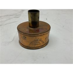 Collection of scientific and technical instruments etc including boxed 'Force on a Conductor' apparatus; vintage GPO resistance box; current deflection meter; vintage X-ray generator tube; small glass electroscope; two demonstrator solenoids; two magdeburg spheres; travelling balance scales etc; some by Philip Harris Ltd