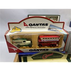 Large collection of die-cast sets including Qantas The Spirit of Austalia, North Yorkshire Moors Railway, Exclusive First Editions Volume 1 and other sets in two boxes (35)
