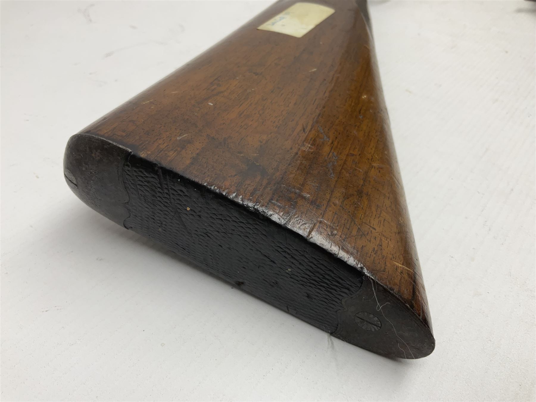 SHOTGUN CERTIFICATE REQUIRED - 19th century John Adams of London 12-bore double barrel side-by-side hammer gun with screw under-lever opening, 76cm (30