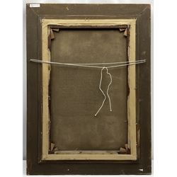 Stephen Frank Wasley (British 1848-1934): Busy Canal Scene Rouen, oil on canvas signed 75cm x 50cm