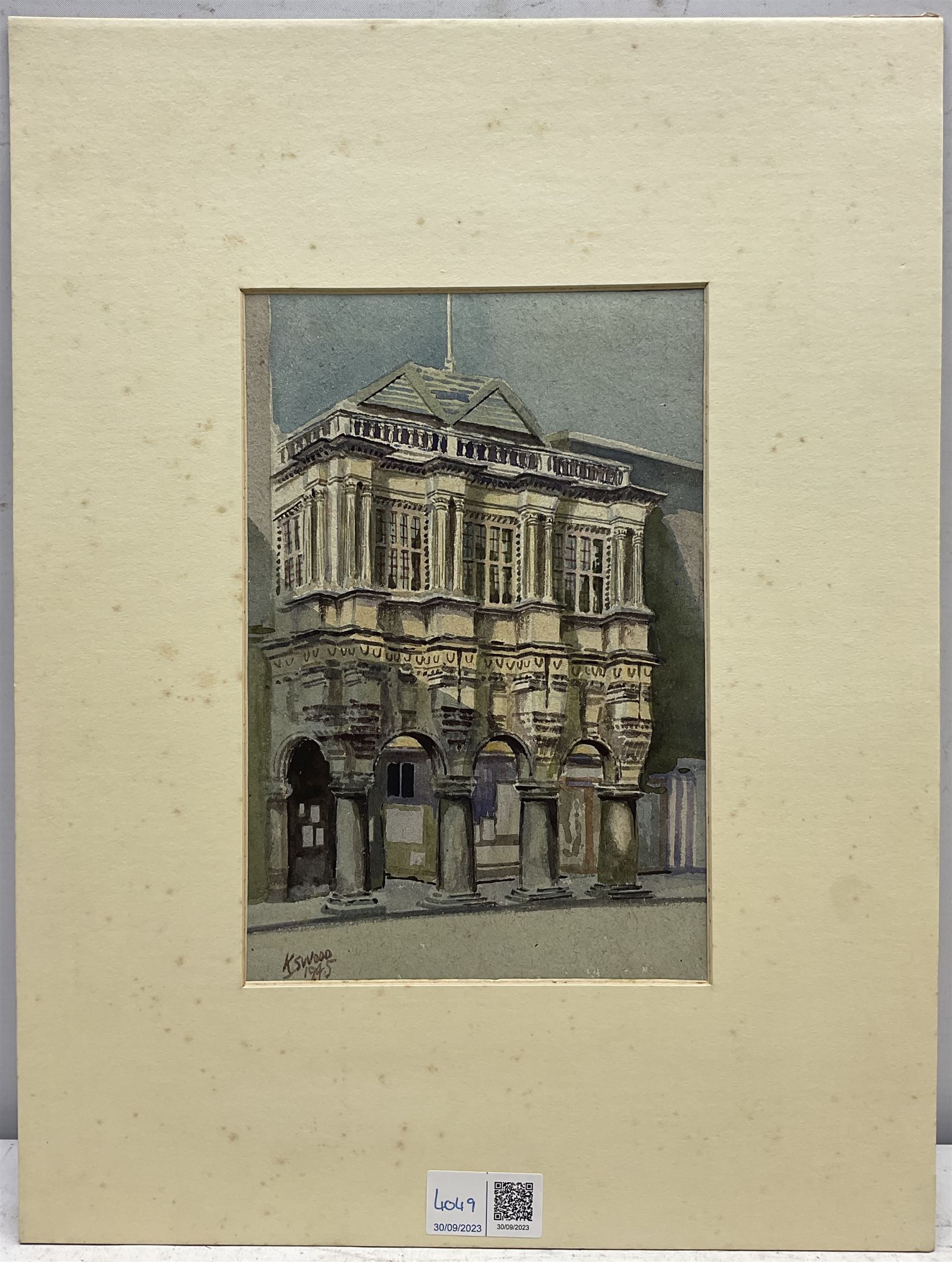 Karl Salsbury Wood (British 1888-1958): Exeter Scenes, set three watercolours signed, two dated 1945, 23cm x 16cm (3) (unframed)