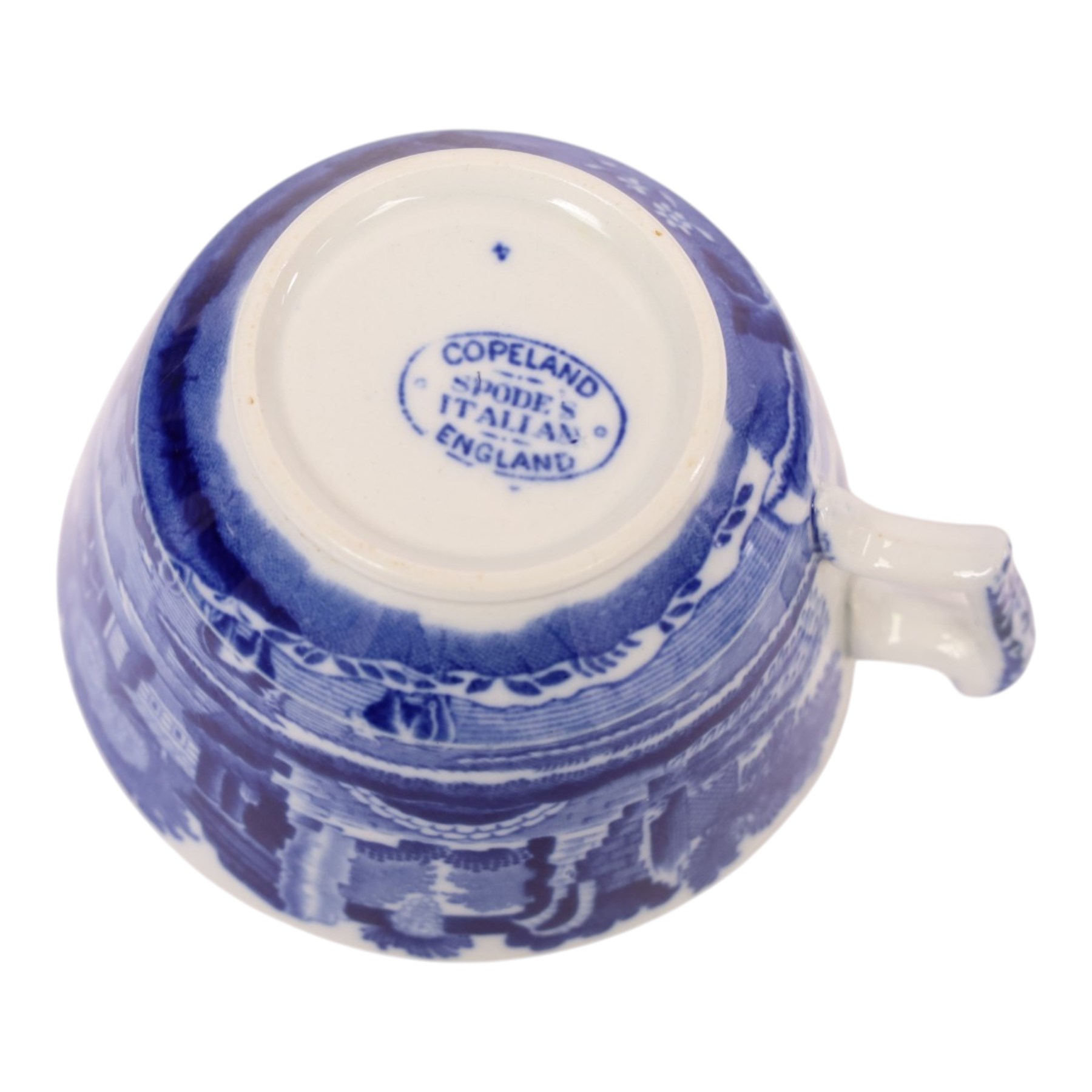 Spode Italian pattern tea service, comprising milk jug, sucrier, eight side plates, cake plate, six cups and saucers