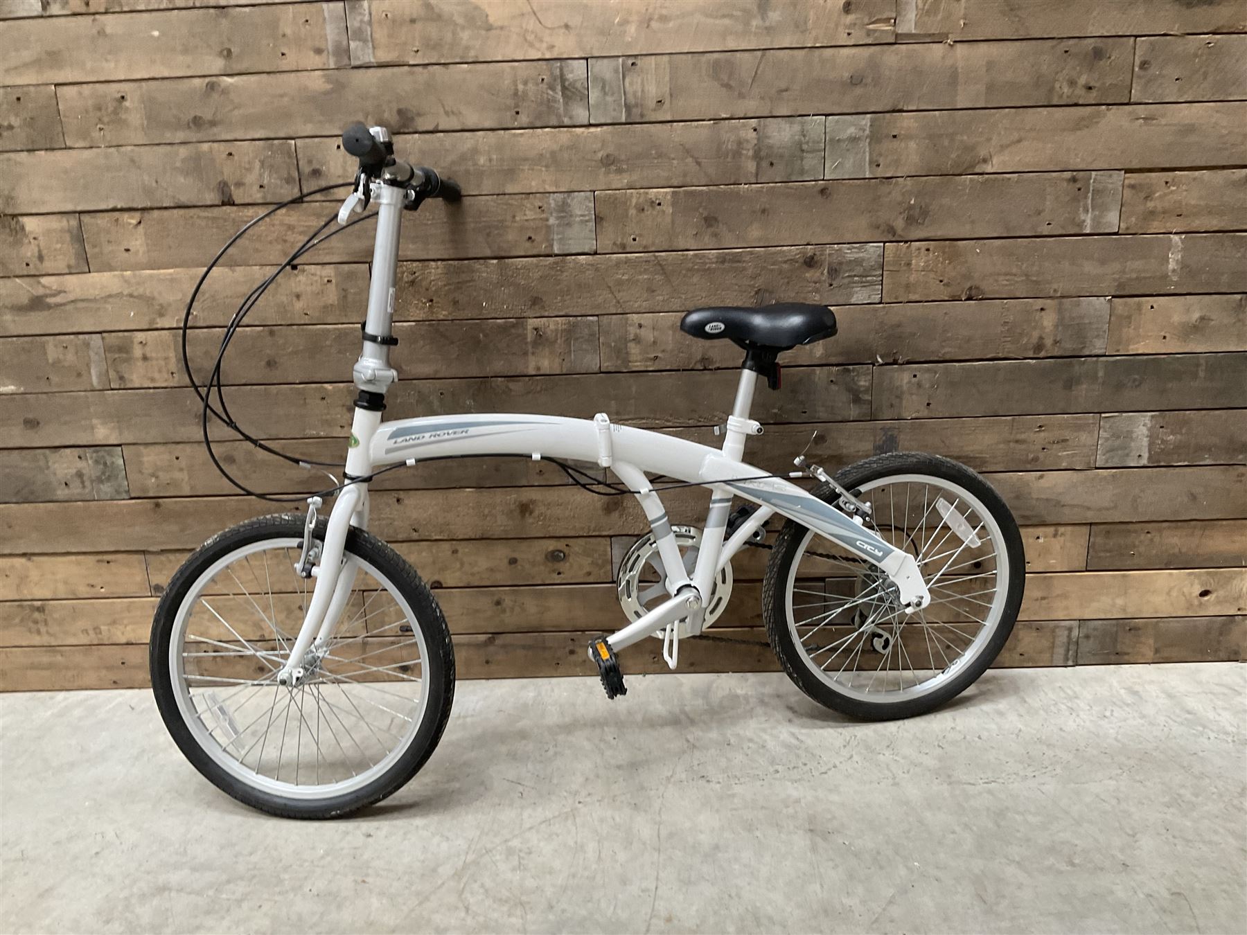 Land Rover folding bicycle, with case
