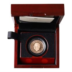 King Charles III 2025 'Shield' rose gold proof full sovereign coin, cased and boxed with certificate