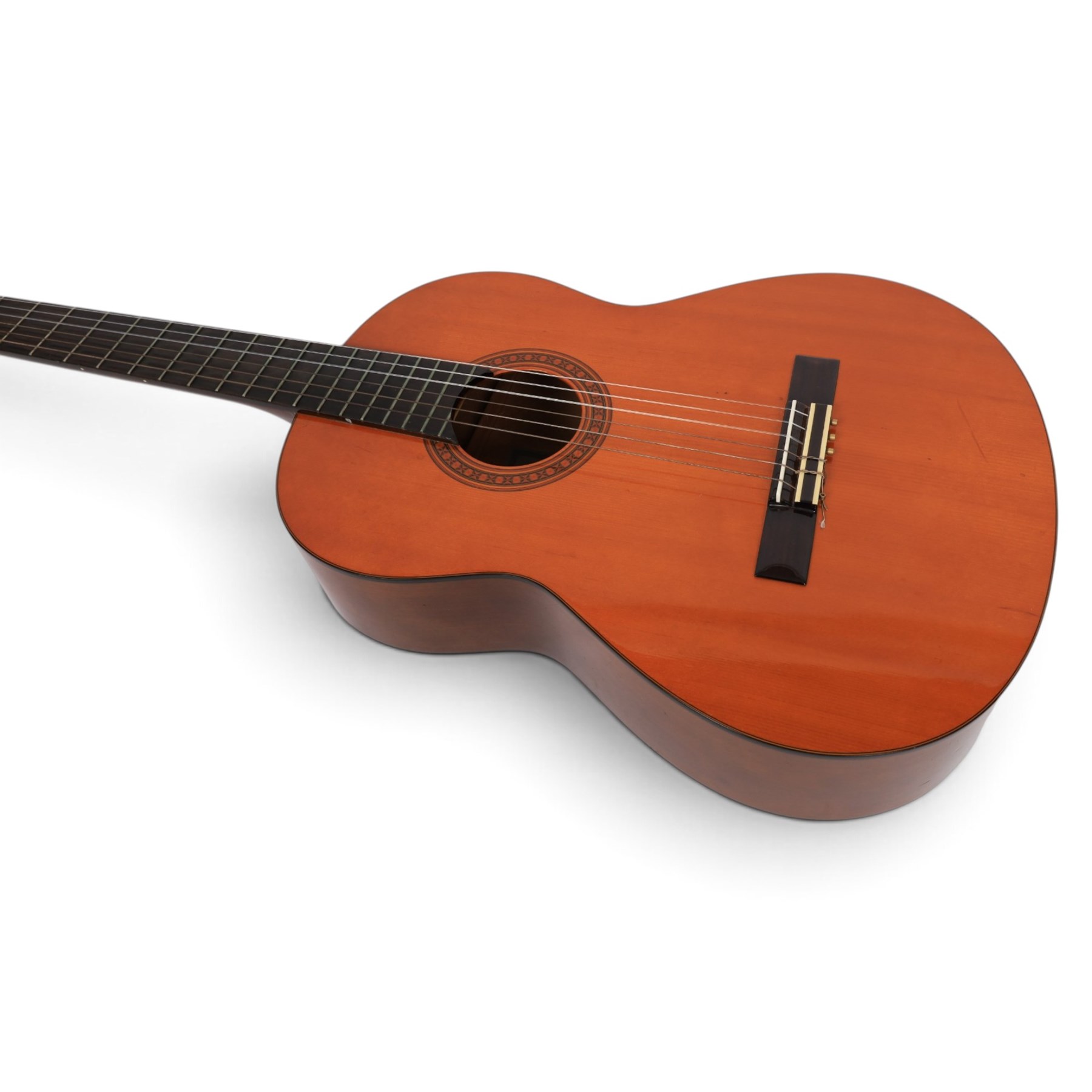 Yamaha acoustic guitar model no. CG-110A, L99cm, in fitted hardcase