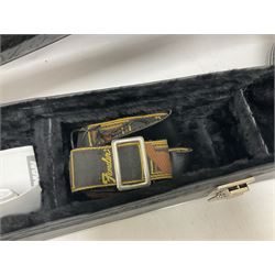 Brazilian Giannini Craviola six string acoustic guitar, with Fishman Premium Blend onboard pickup, in fitted hard case 