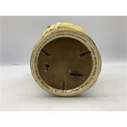 Crown Devon Fieldings George VI Coronation musical jug, with lion handle, no. 179 of an edition of 1500, H29cm