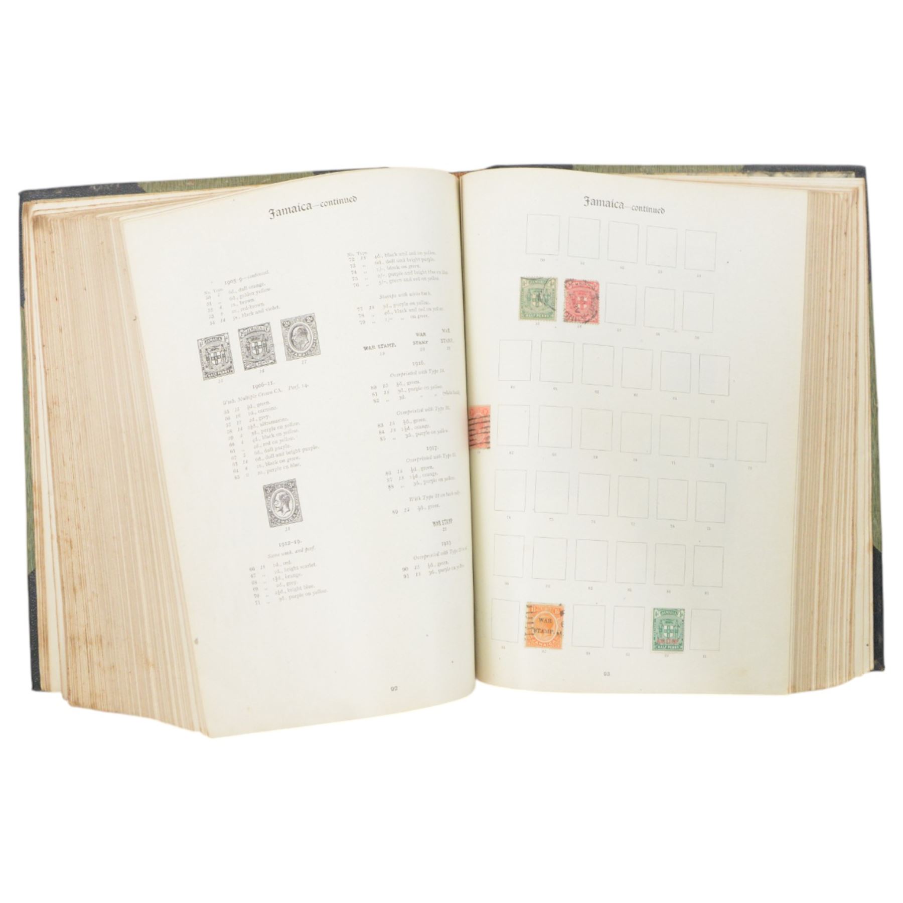 World stamps including Pitcairn Islands, Montserrat, Cayman Islands, Australia, New Zealand, Bahamas, British Solomon Islands etc, housed in 'The Imperial Postage Stamp Album', other albums and loose