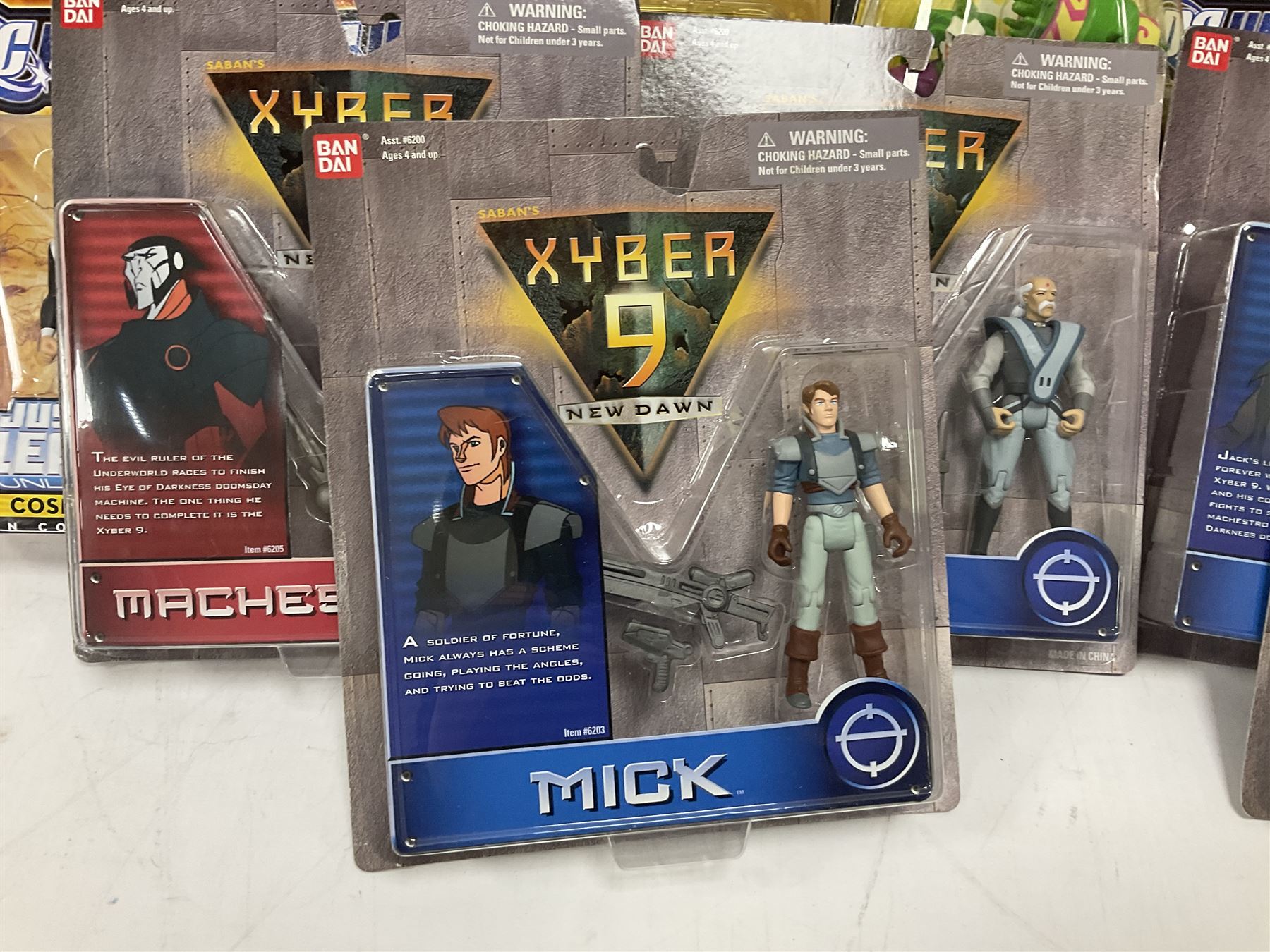 Twenty-four carded action figures of Batman (11) and other Super Heroes including Spiderman, DC Universe, Xyber 9 etc; all in unopened blister packs (24)