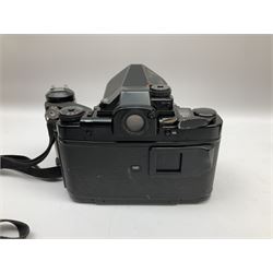 Pentax 67II camera with Asahi SMC Pentax - 6x7 ‘1:4 45mm’ lens, Asahi Takumar / 6x7 ‘1:4.5/75’ lens, Asahi Macro-Takumar / 6x7 ‘1:4/135’ lens, Asahi SMC Pentax - 6x7 ‘1:2.8 165mm’ lens, Asahi Pentax 6x7 rear converter ‘T6-2X’, lens filters and various other accessories, housed in a Billingham carry bag