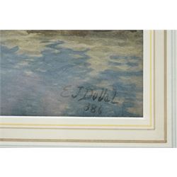Edward James Duval (British 1838-1923): St Monans Harbour, watercolour signed, titled verso 47cm x 70cm