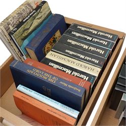 Hinsley, F H and others - 'British Intelligence in the Second World War' six volumes, various works by Harold Macmillan and other books 