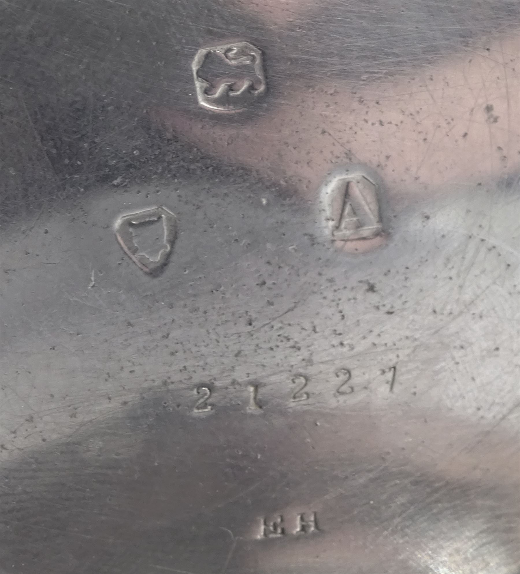 Victorian silver open face key wound English lever chronograph pocket watch No. 21227, cream enamel dial with Roman hours and outer Arabic minute ring, case by Edward Hickman, London 1876