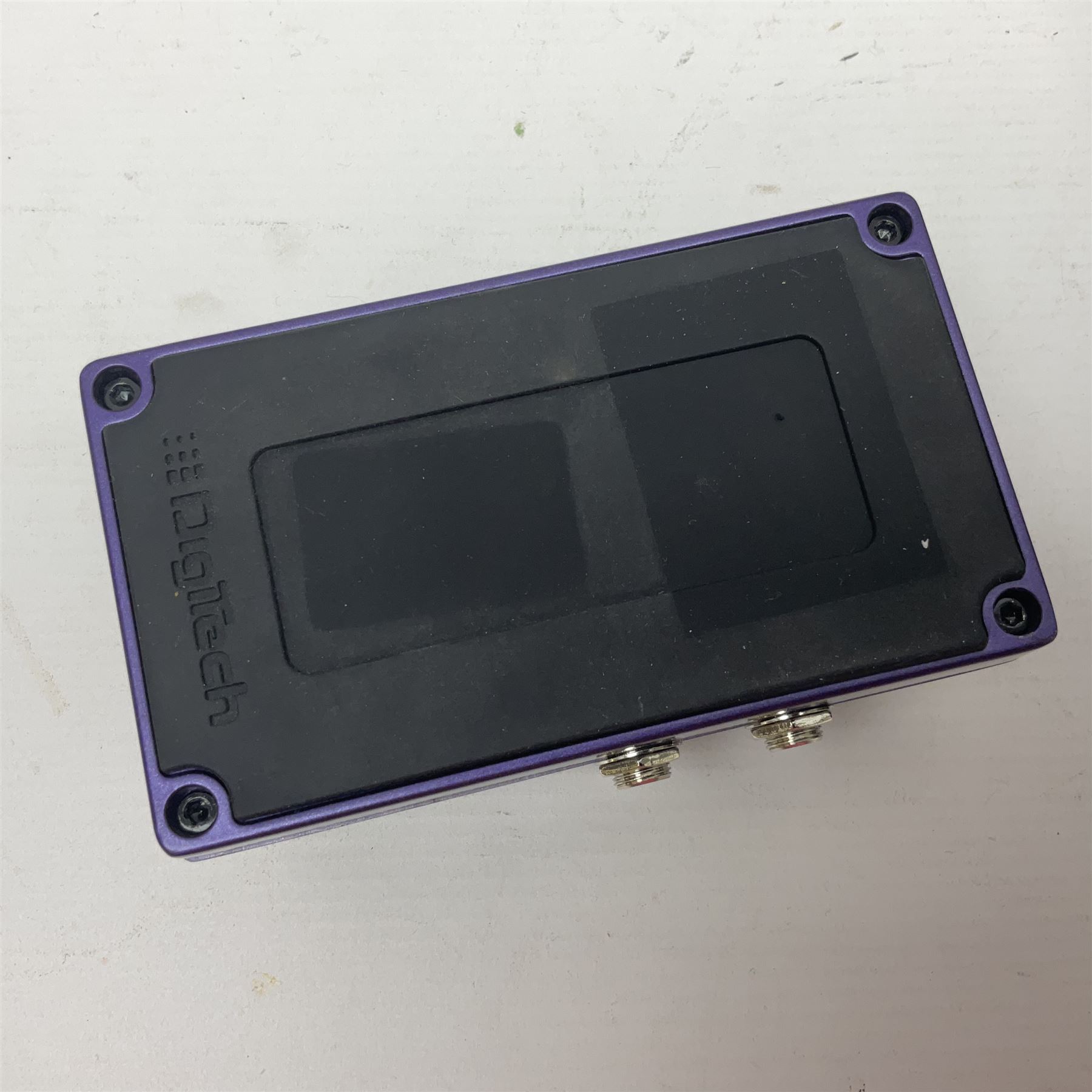 Three guitar pedals, to include Dunlop Crybaby Wah, Model GCB-95, Digitech Turbo Flange stereo flanger and a DOD Overdrive Preamp/250 