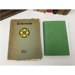 Collection of books, to include four 1920s Great Western Railway publications on Abbeys, Castles and Cathedrals, including three hardback examples, together with The Bible Designed to be Read as Literature, The Register of Edmund Lacy Bishop of Exeter 1420-1455 Vols 1-5, Laura Knight by Janet Dunbar, A Calendar of Cornish Glebe Terriers 1673-1735, The Parliamentary Survey of the Duchy of Cornwall Parts 1 and 2 and two Bradburys Hallmarks books