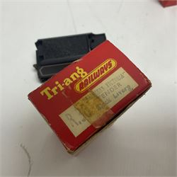 Hornby/Tri-Ang ‘00’ gauge - nine locomotives to include Britannia Class ‘Britannia’ 4-6-2 no.70000 in BR green; Class M7 4-4-0 Tank no.30027 in BR black; Princess Class ‘Princess Victoria’ 4-6-2 no.46205 in BR black; in original boxes; further loose models Princess Class ‘Princess Elizabeth’ 4-6-2 no.46201 in BR green; Class 3F 0-6-0 tank no.7606 in LMS crimson; TR double ended diesel locomotive; three further tank locomotives and one loose tender (10) 