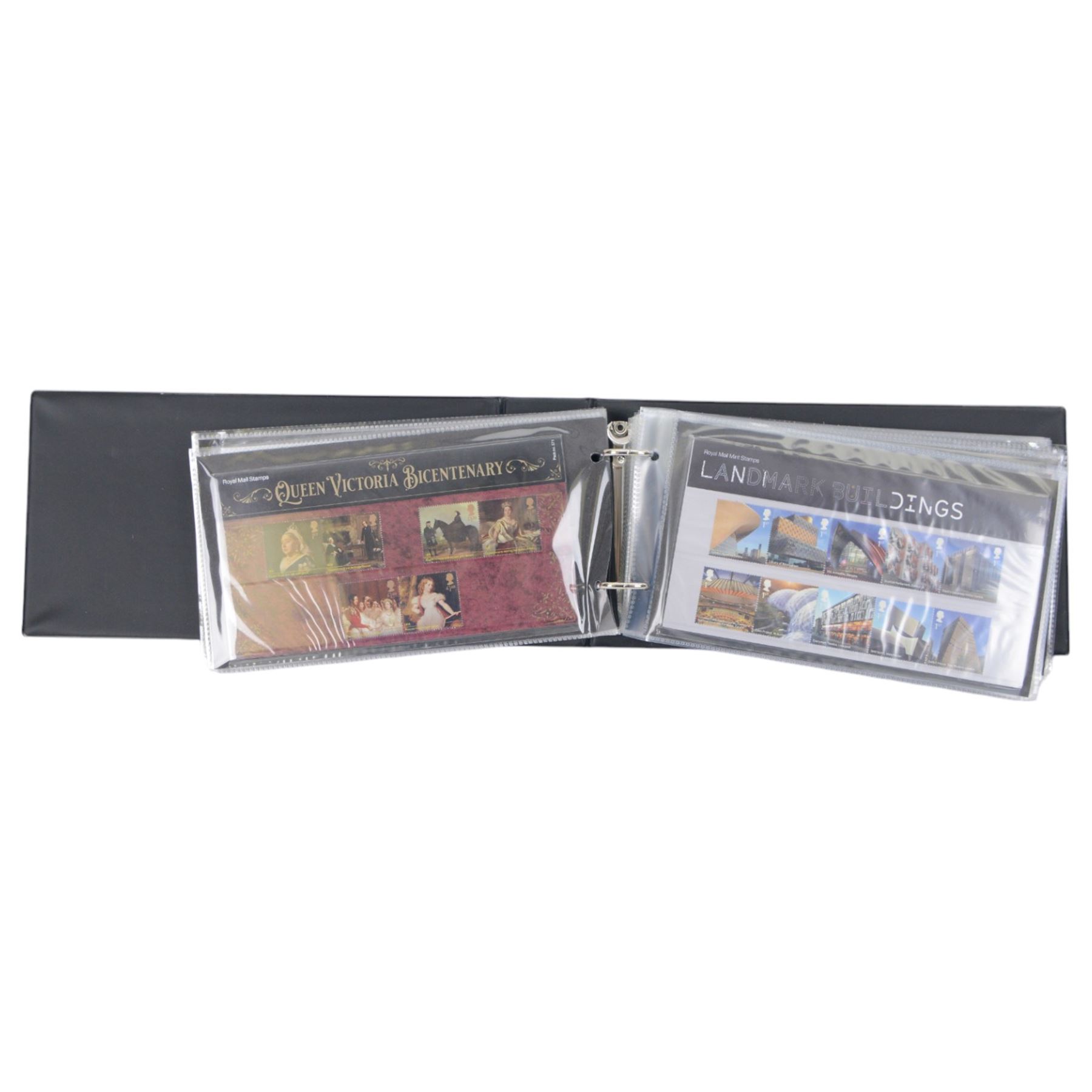 Queen Elizabeth II mint decimal stamps, mostly in presentation packs, face value of usable postage approximately 300 GBP