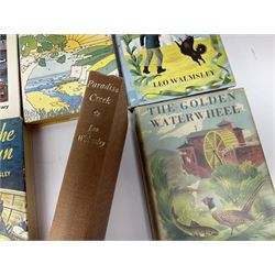 Leo Walmsley: a collection of Novels mostly 1st ed. including Phantom Lobster, signed by the author, Love in the Sun, The Happy Ending, Angler's Moon, Sally Lunn, The Silver Blimp, Love in the Sun, Paradise Creek, Fishermen at War, Golden Waterwheel, Sound of the Sea, etc (16)