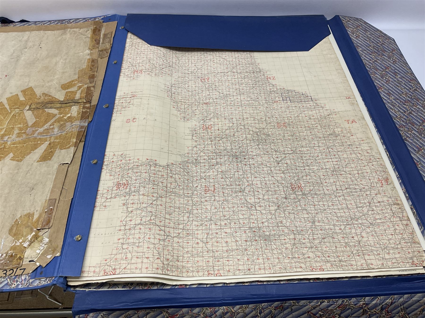 Silver Cross style dolls pram, copper warming pan with turned wooden handle, family Bible, Whitby Ordnance Survey maps etc, and a wooden barometer in the form of an anchor