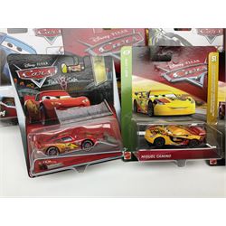Disney Pixar 'Cars' - thirty-four Mattel carded die-cast models; all in unopened blister packs (34)
