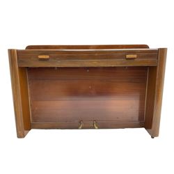 Evestaff Minipiano - mid-20th century mahogany framed upright piano