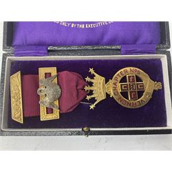 Ancient Order of Foresters Vernon Chapter No.5 jewel, cased