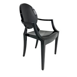 Philippe Starck for Kartell - 'Louis Ghost' chair, in black