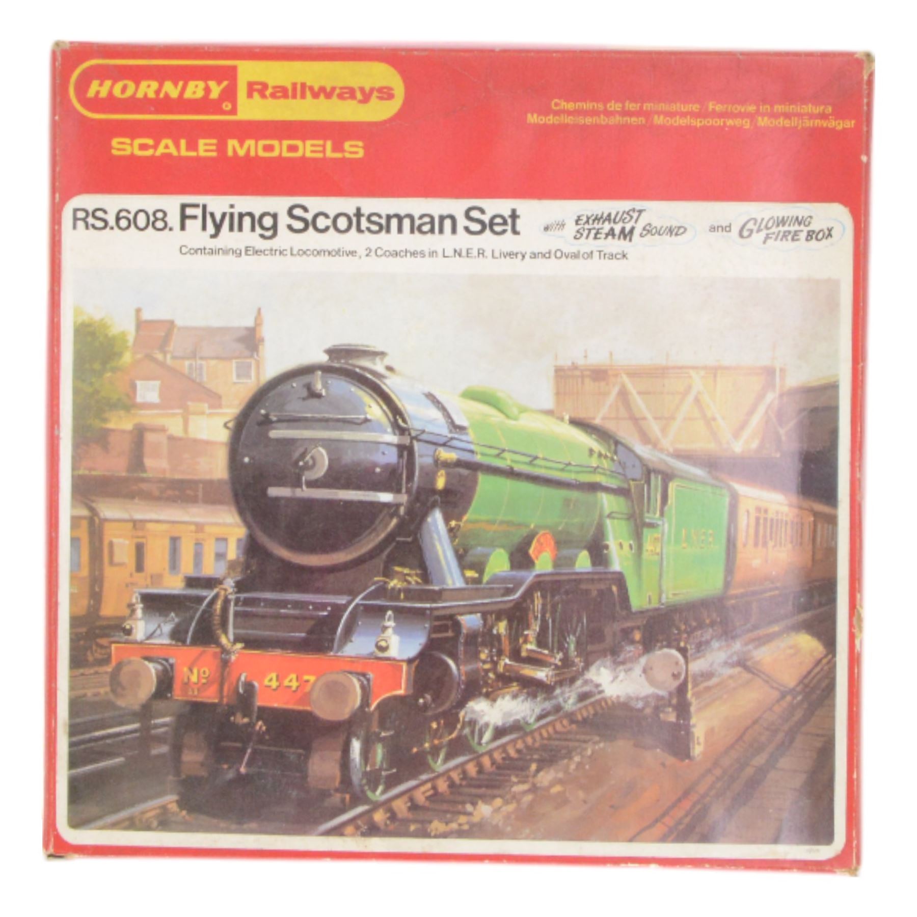 Hornby RS608 Flying Scotsman Train Set, boxed
